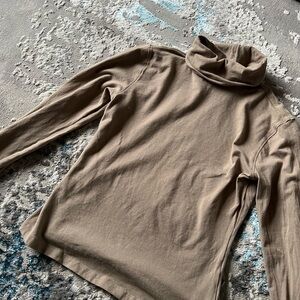 Cozy Taupe Turtleneck Sweater